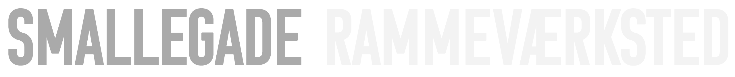 Smallegade Rammeværksted
